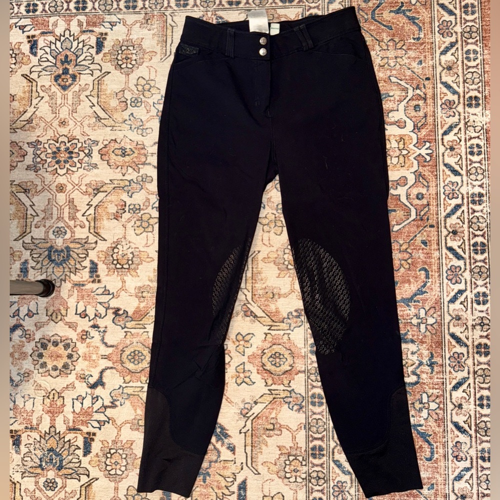 Dover Dalton Knee Patch Breeches - Black